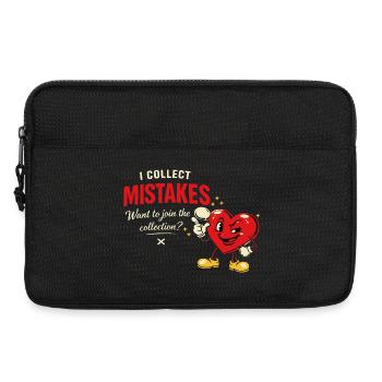 Je collectionne les erreurs – Phrase de draguage de comics vintage - Sacoche pour ordinateur portable 13 pouces - noir - Devant