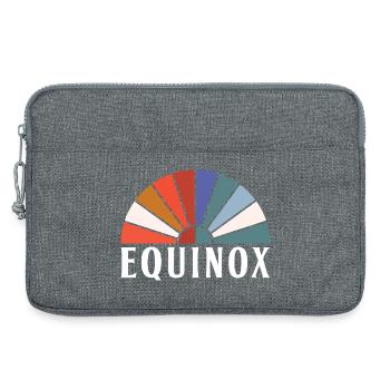 Tagundnachtgleiche Frohe Ostern Ostara Eostre - Laptoptasche 13" - Grau meliert - Vorne