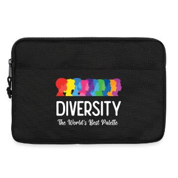 Mois de la Fierté LGBT - Diversité. Le meilleur pote du monde - Sacoche pour ordinateur portable 13 pouces - noir - Devant