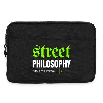 Philosophie Urbaine et Énergie Poisson - Sacoche pour ordinateur portable 13 pouces - noir - Devant