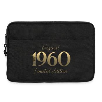 Cadeau pour le 66e anniversaire Vintage juin Années 1960 - Sacoche pour ordinateur portable 13 pouces - noir - Devant
