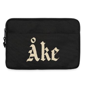 Lettrage Monogramme Gothique Åke - Sacoche pour ordinateur portable 13 pouces - noir - Devant