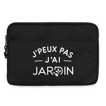 Jardin Humour Cadeau Amoureux du Jardinage - Sacoche pour ordinateur portable 13 pouces - noir - Devant