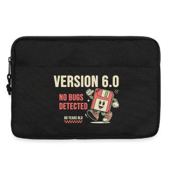 60th Birthday Programmer Version 6.0 - Laptoptasche 13" - Schwarz - Vorne
