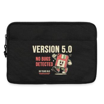 50th Birthday Programmer Version 5.0 - Laptoptasche 13" - Schwarz - Vorne