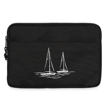 Segelboote Segelboot Segler - Laptoptasche 13" - Schwarz - Vorne