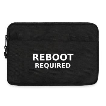 REBOOT REQUIRED - Laptoptasche 13" - Schwarz - Vorne