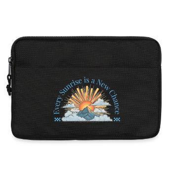 Every Sunrise is a New Chance Design  - Laptoptasche 13" - Schwarz - Vorne