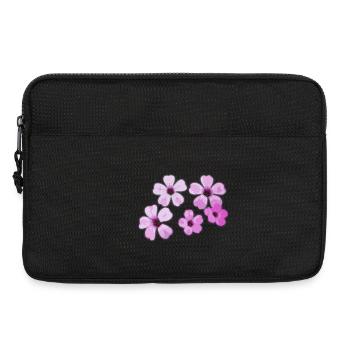 Fleurs - Sacoche pour ordinateur portable 13 pouces - noir - Devant