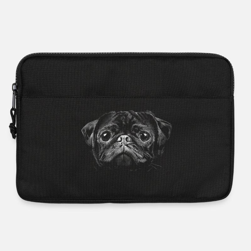Mops - Laptoptasche 13" - Schwarz