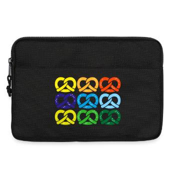 brezel salzbrezel - Laptoptasche 13" - Schwarz - Vorne