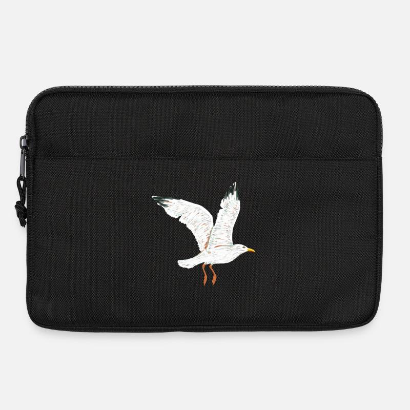 fliegende moewe vogel - Laptoptasche 13" - Schwarz