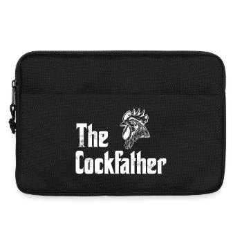 Poulet poulet coq - Sacoche pour ordinateur portable 13 pouces - noir - Devant