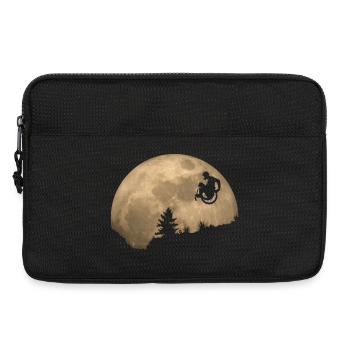 Saut en fauteuil roulant WCMX ET vers la lune * - Sacoche pour ordinateur portable 13 pouces - noir - Devant