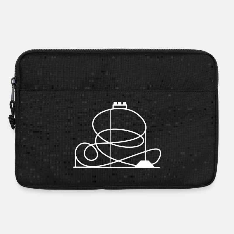 Achterbahn - Laptoptasche 13" - Schwarz