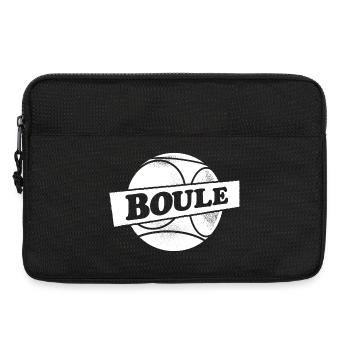 Petanque Boule Ball Outfit pour Bouler Boule - Sacoche pour ordinateur portable 13 pouces - noir - Devant