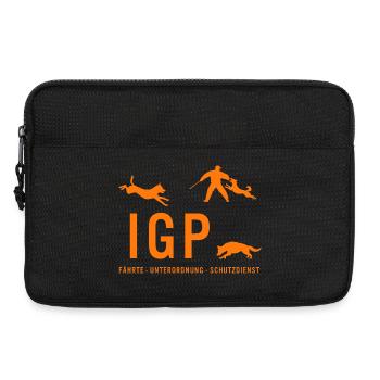 IGP Hundesport - ORANGE - Laptoptasche 13" - Schwarz - Vorne