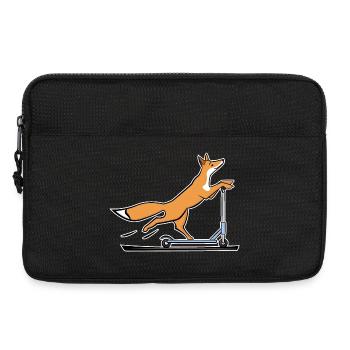 Fuchs - Laptoptasche 13" - Schwarz - Vorne