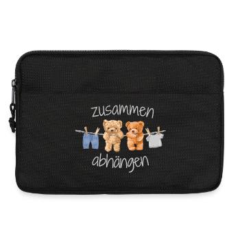 Zusammen Abhängen Kuscheltiere Teddybär Freunde - Laptoptasche 13" - Schwarz - Vorne