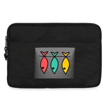 FISCH. APRILSCHERZ. OSTERN. SARDINE. MEER - Laptoptasche 13" - Schwarz - Vorne