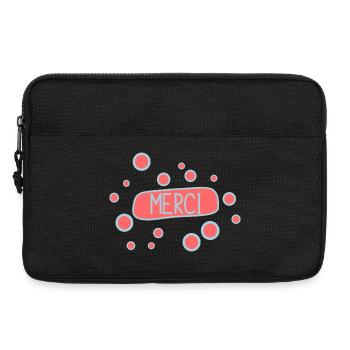 MAÎTRESSE. MAITRE. MERCI. MERCI MAÎTRESSE - Sacoche pour ordinateur portable 13 pouces - noir - Devant