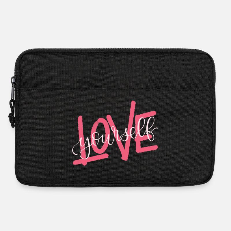 LOVE yourself - Laptoptasche 13" - Schwarz