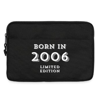 2006, year 2006, I'm 18 years old - Laptop bag 13" - black - Front