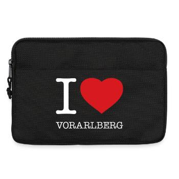 I LOVE VORARLBERG - Laptop bag 13" - black - Front