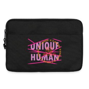 Personne unique – Juste un monde. - Sacoche pour ordinateur portable 13 pouces - noir - Devant