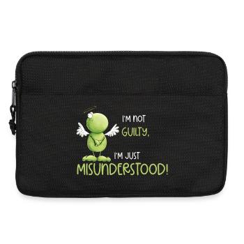 Frog Angel Innocence Misunderstanding - Laptop bag 13" - black - Front