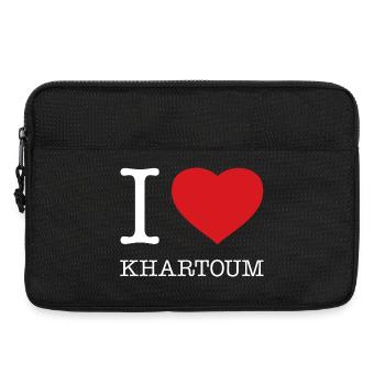 I LOVE KHARTOUM Sudan - Laptop bag 13" - black - Front