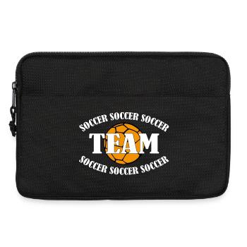 ÉQUIPE DE FOOTBALL - Sacoche pour ordinateur portable 13 pouces - noir - Devant