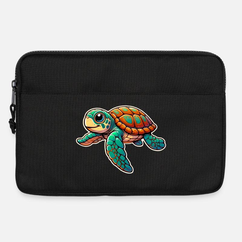 Schildkröte - Laptoptasche 13" - Schwarz