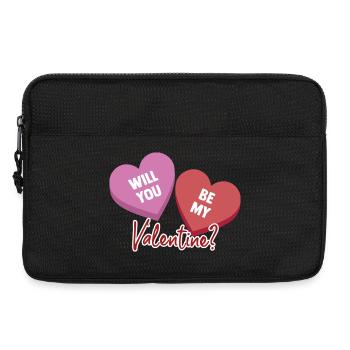Will_You_Be_My_Valentine? - Laptoptasche 13" - Schwarz - Vorne