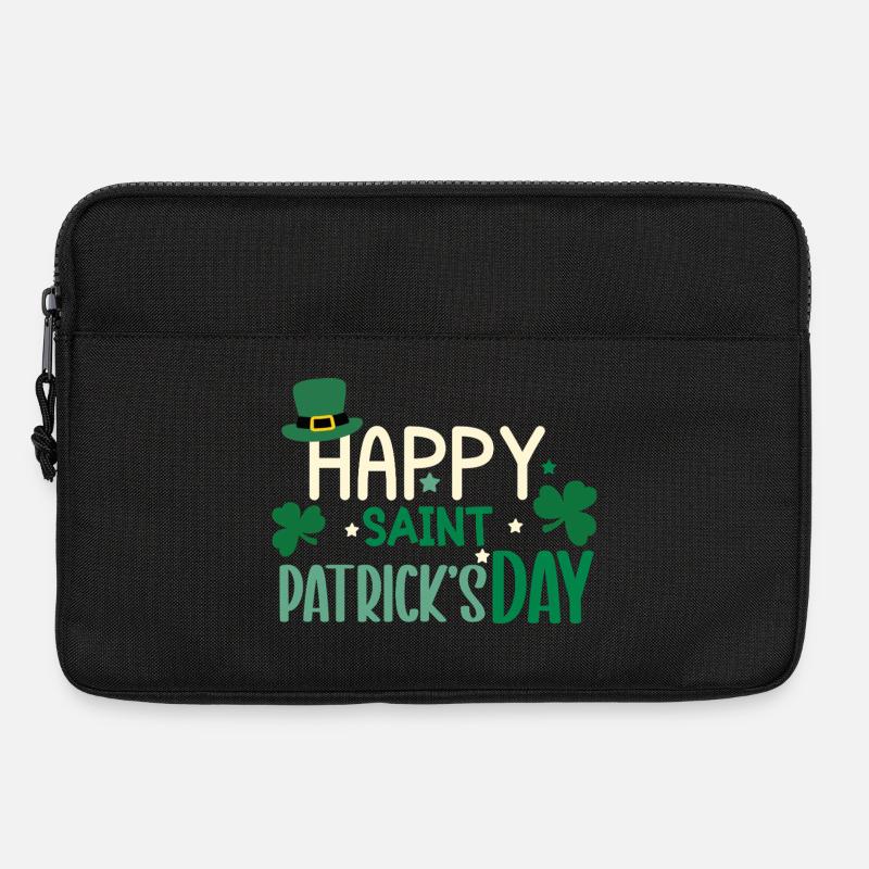 Happy St patrick's day - Laptop bag 13" - black
