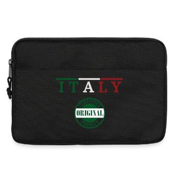 Italienischer Stolz, Flagge von Italien - Laptoptasche 13" - Schwarz - Vorne