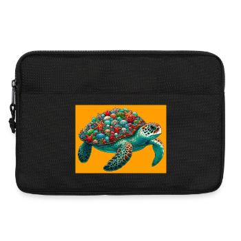 turtle - Laptop bag 13" - black - Front