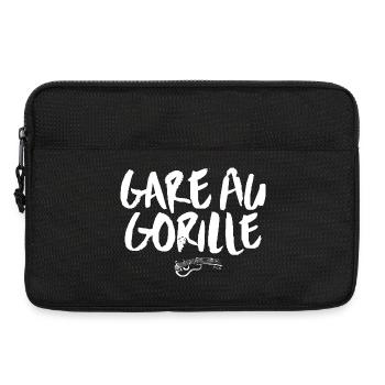 Gitarre Vorsicht vor der Gorilla-Song-Musik - Laptoptasche 13" - Schwarz - Vorne