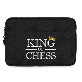King of Chess Schach Spieler - Laptoptasche 13" - Schwarz - Vorne