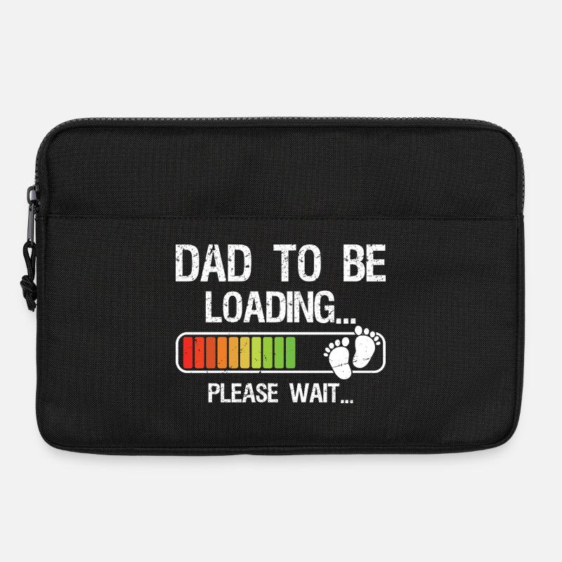 Expecting Dad Shirt Gift for Dad-To-Be Loading - Laptoptasche 13" - Schwarz