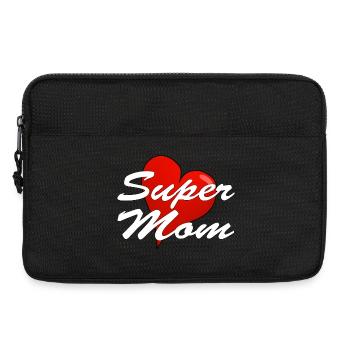 Super maman - Sacoche pour ordinateur portable 13 pouces - noir - Devant