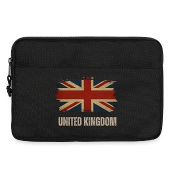 Flag of the United Kingdom, British heritage - Laptop bag 13" - black - Front