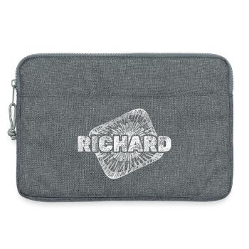 Impression du logo RICHARD Ray - Sacoche pour ordinateur portable 13 pouces - gris chiné - Devant