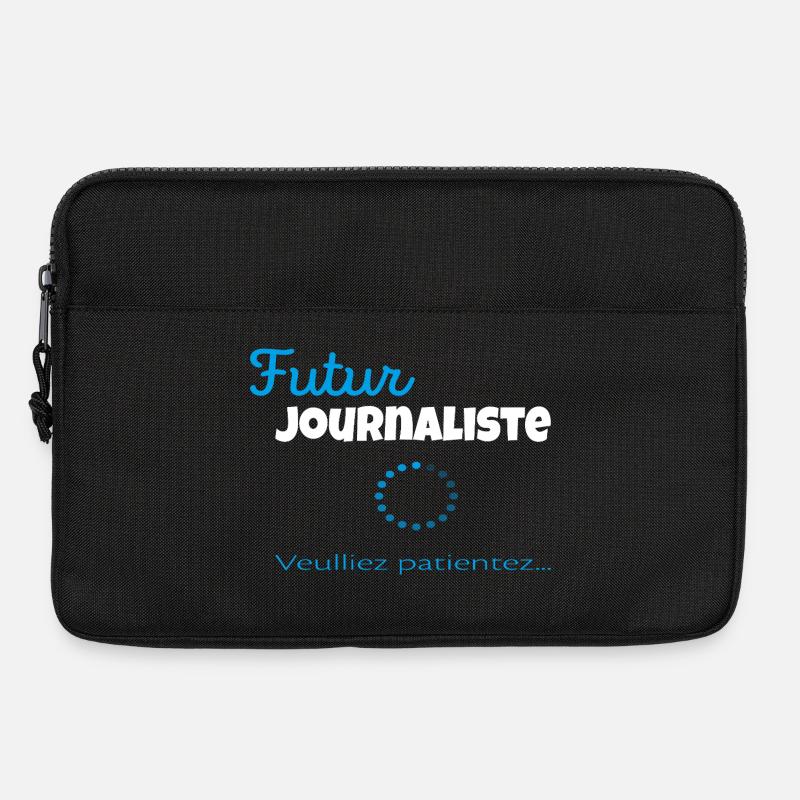 Zukünftige Journalistin – Bitte warten Sie - Laptoptasche 13" - Schwarz