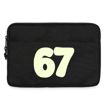 67 - Laptoptasche 13" - Schwarz - Vorne