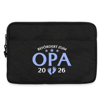 Grand-père 2026 Promu grand-père - Sacoche pour ordinateur portable 13 pouces - noir - Devant