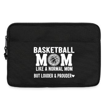 Proud Funny Basketball Mommy Design Mom - Laptop bag 13" - black - Front