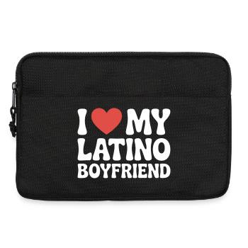 I Love My Latino Boyfriend Valentinstag - Laptoptasche 13" - Schwarz - Vorne