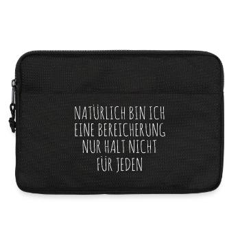 Of course I'm an enrichment, just not for - Laptop bag 13" - black - Front