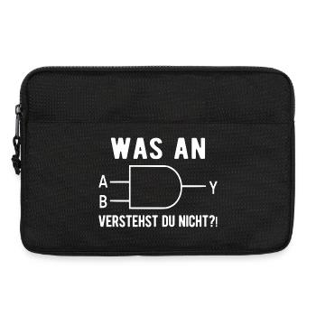 Computer Scientist Nerd Programmer Admin Ges - Laptop bag 13" - black - Front